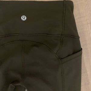 Lululemon dark green leggings
